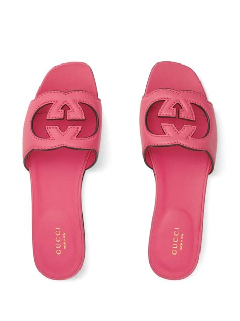 gucci slides women interlocking g|gucci interlocking belt women's.